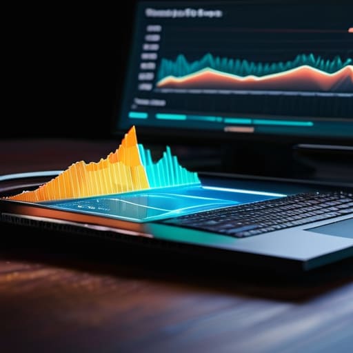 Monitoring website performance with web analytics tools.