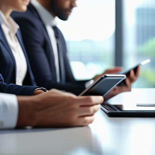 Implementing mobile device management for staff.